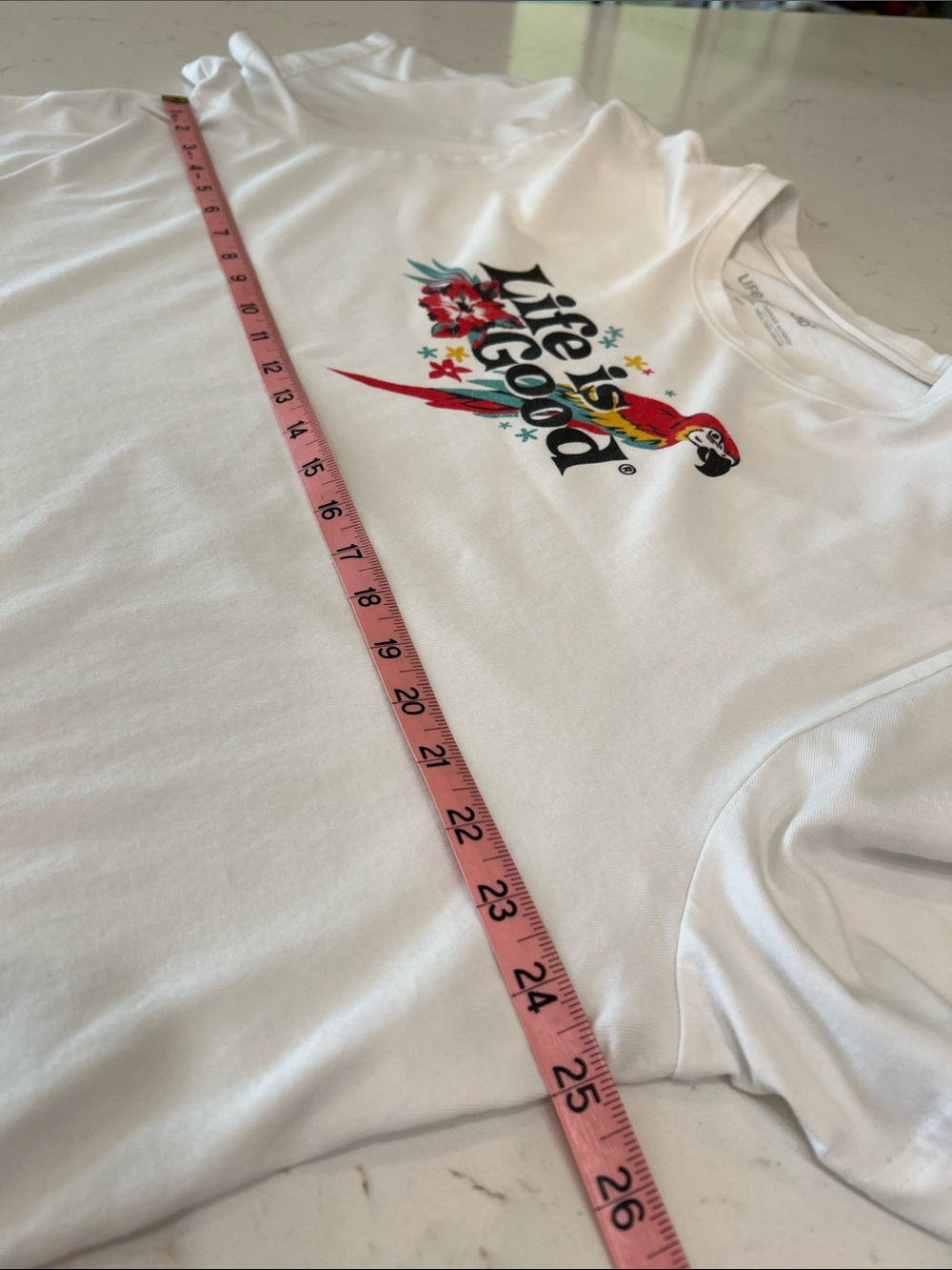 Life Is Good Parrot Tropical Graphic Crusher Tee Altered Men’s XXL - Picture 5 of 6